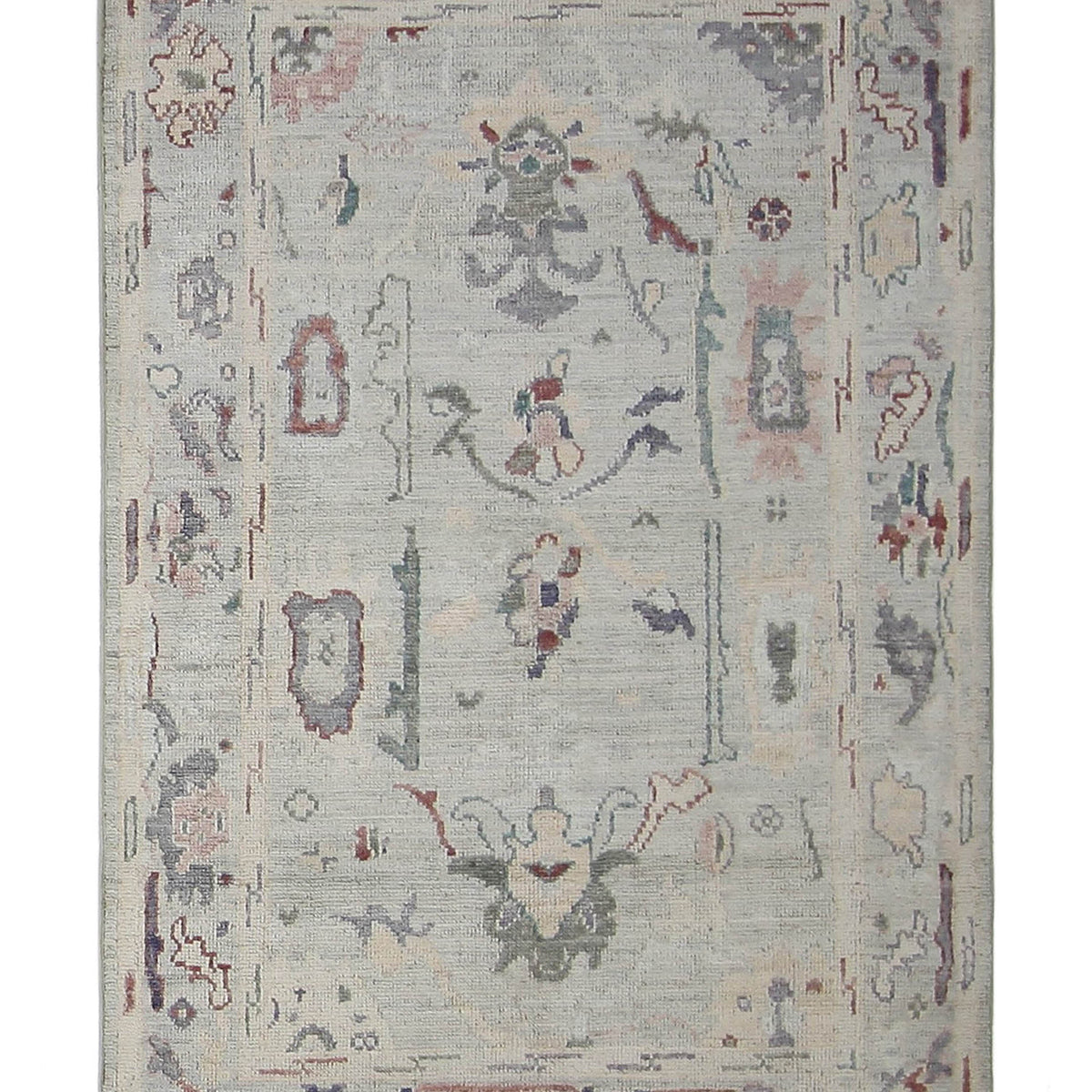 Pacific Ushak Wool Weft  Beige Multi Transitional
