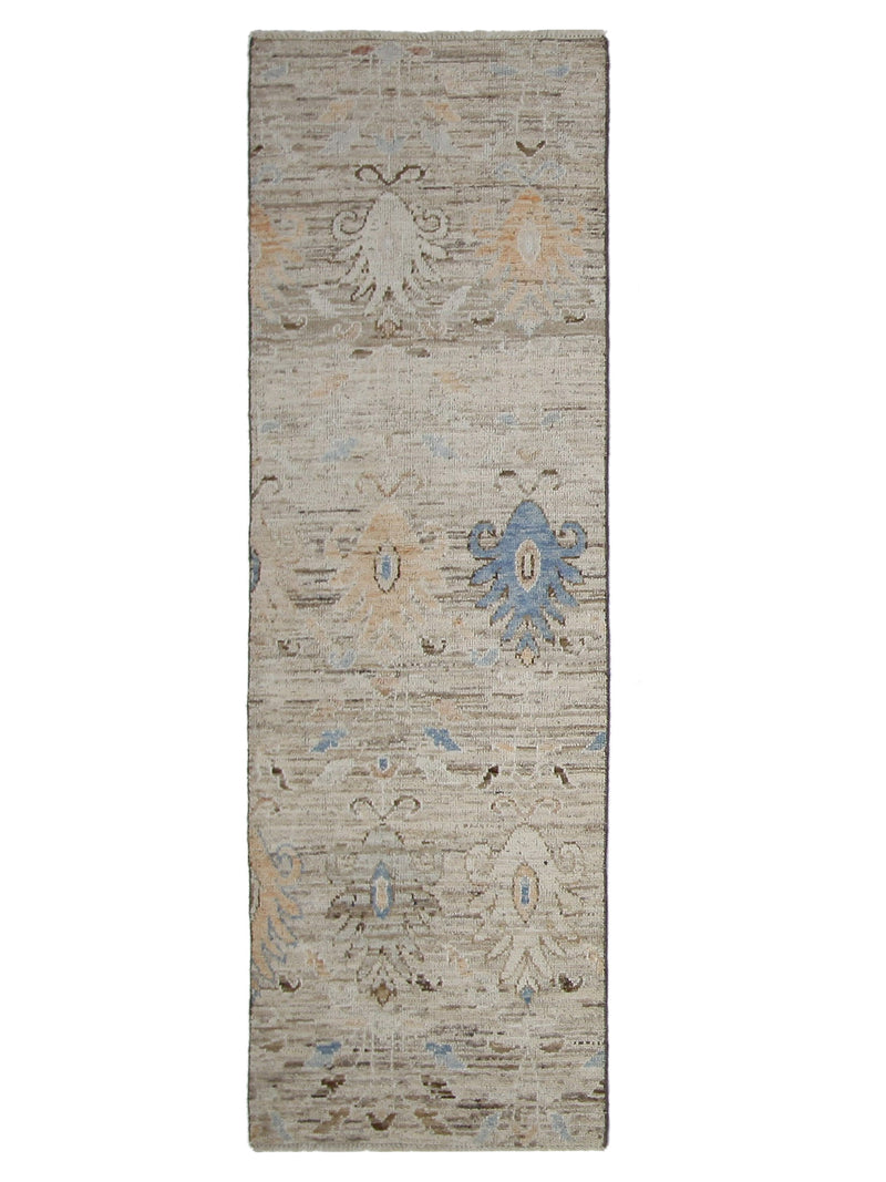 Pacific Ushak Wool Weft  Linen Latte Transitional