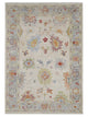 Pacific Ushak Wool Weft  Ivory Lt.Grey Transitional