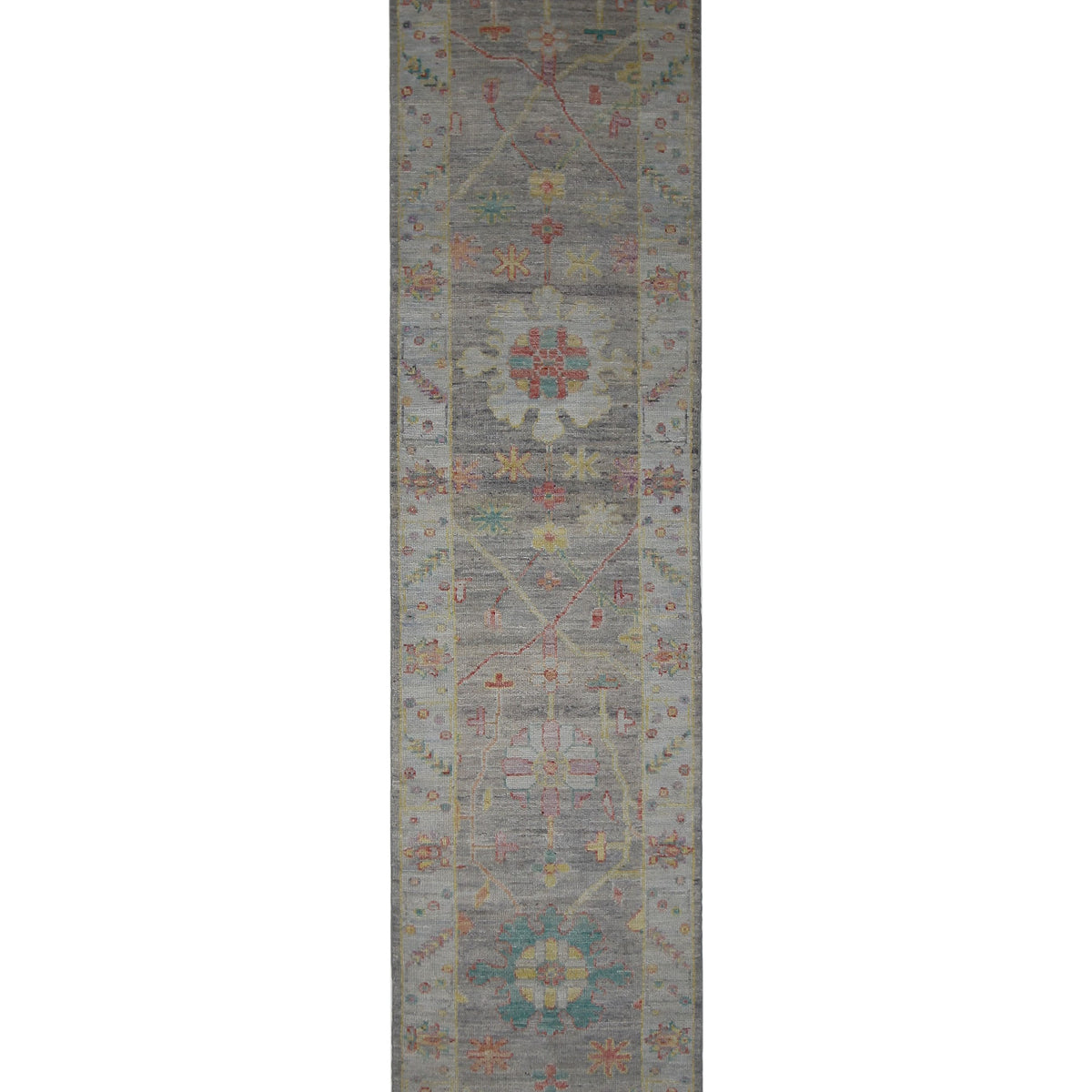 Pacific Ushak Wool Weft  Grey Lt.Grey Transitional