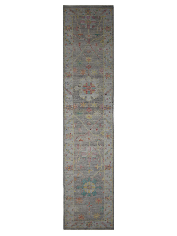 Pacific Ushak Wool Weft  Grey Lt.Grey Transitional