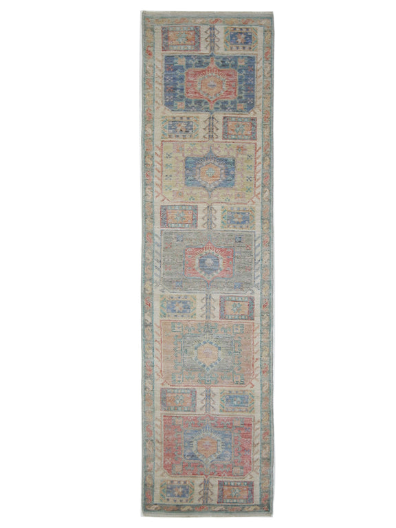 Pacific Ushak Wool Weft  Beige Multi Transitional