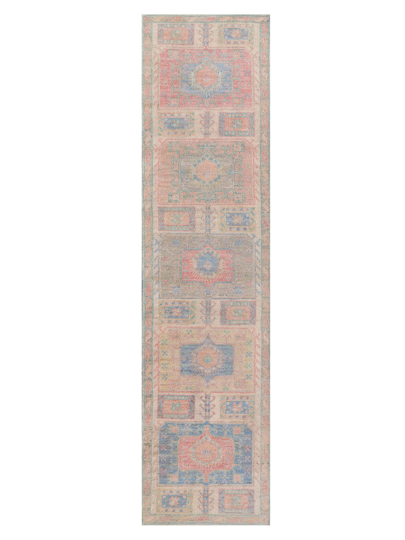 Pacific Ushak Wool Weft  Beige Multi Transitional