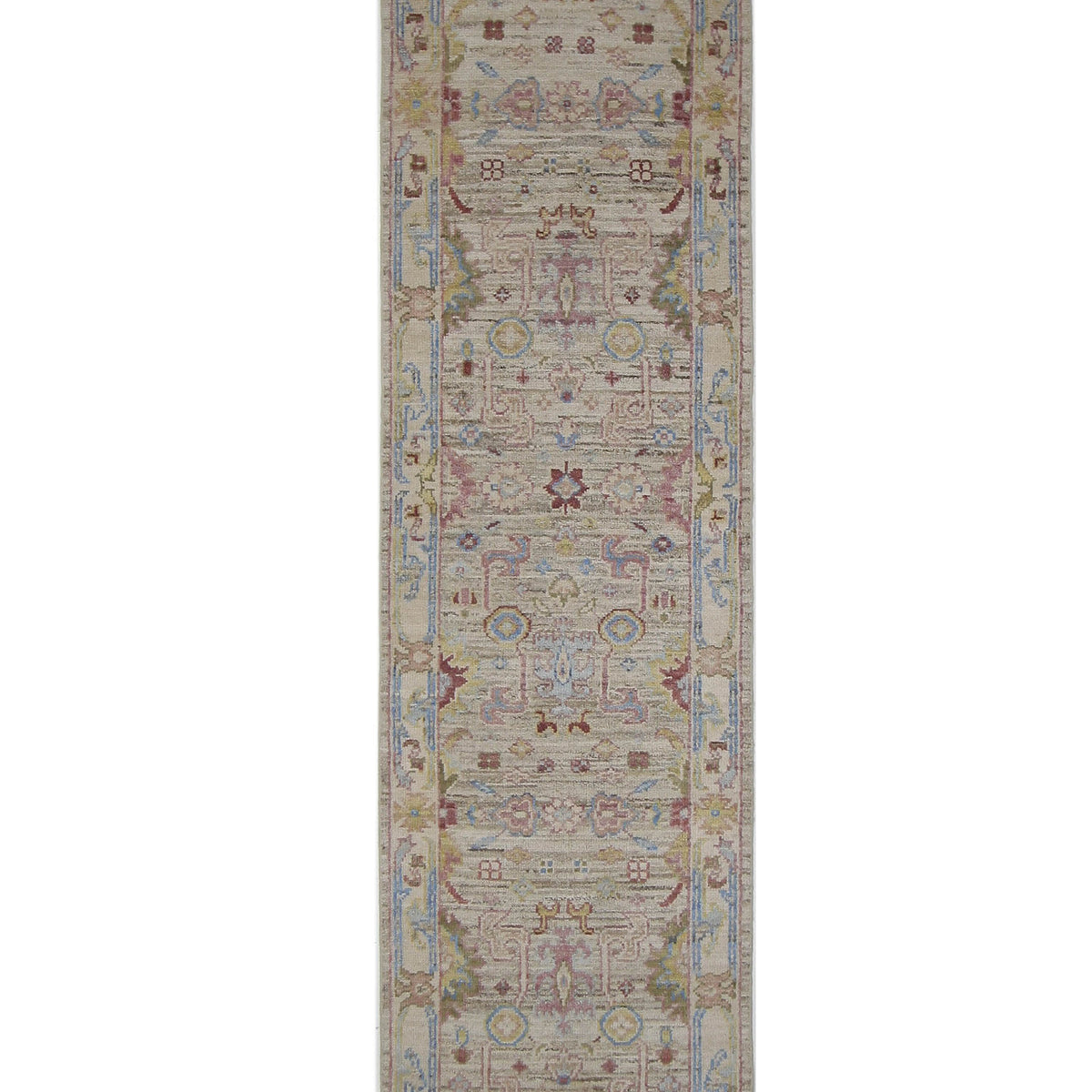 Pacific Ushak Wool Weft  Beige Beige Transitional