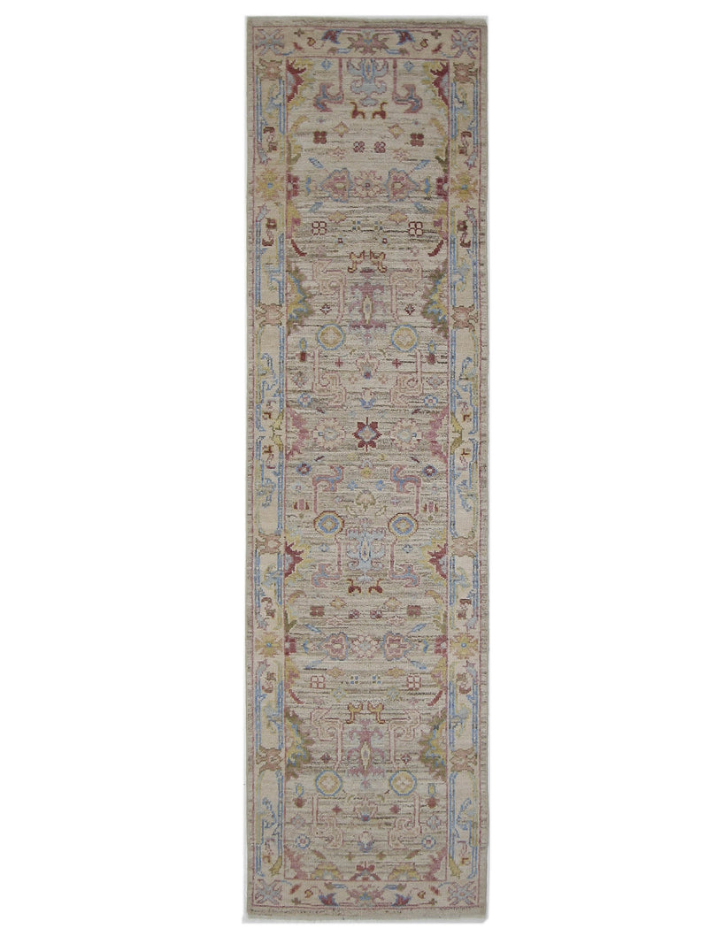 Pacific Ushak Wool Weft  Beige Beige Transitional