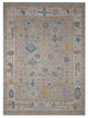 Pacific Ushak Wool Weft  Lt.Grey Ivory Transitional