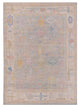 Pacific Ushak Wool Weft  Lt.Grey Ivory Transitional