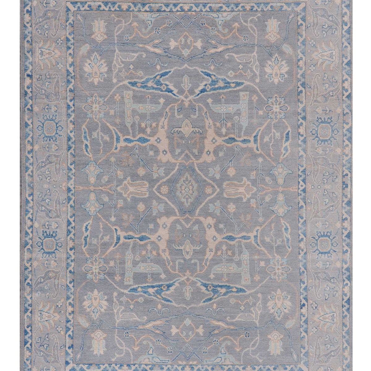 Pacific Ushak Wool Weft  Grey Grey Transitional