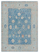 Pacific Ushak Wool Weft  Blue Lt.Blue Transitional