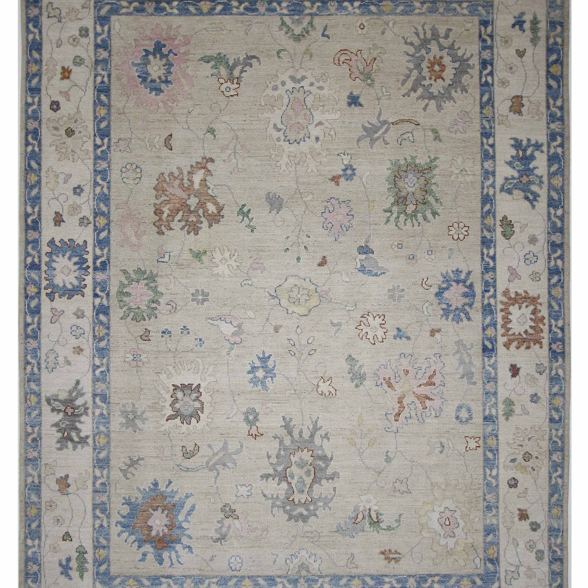 Pacific Ushak Wool Weft  Beige Ivory Transitional
