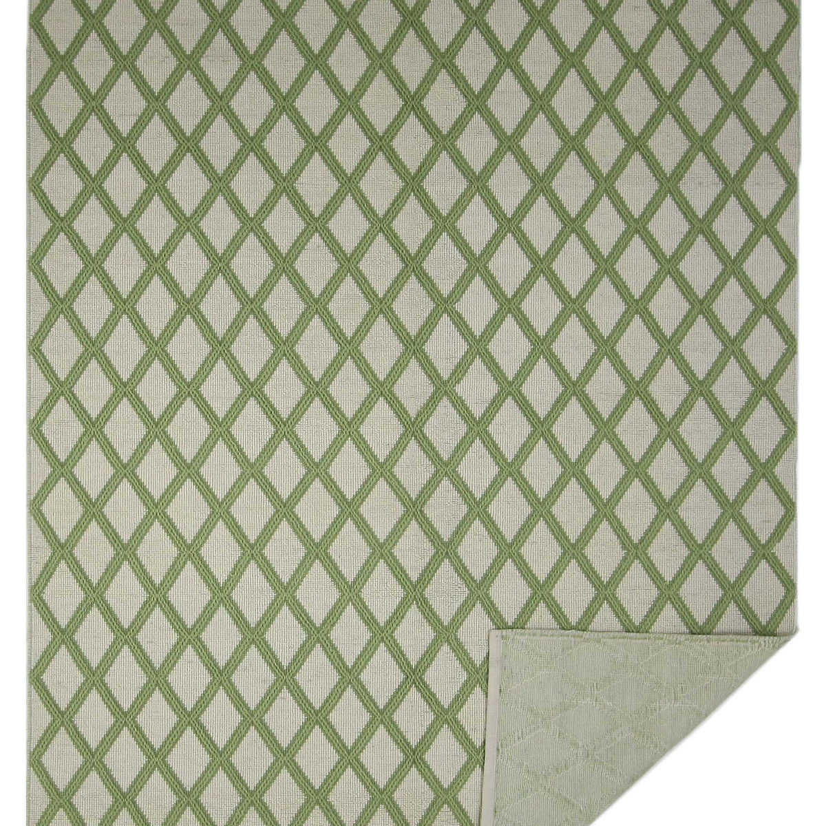 Pacific Meditarian 42609 Ivory Lime Modern Hand Knotted Rug