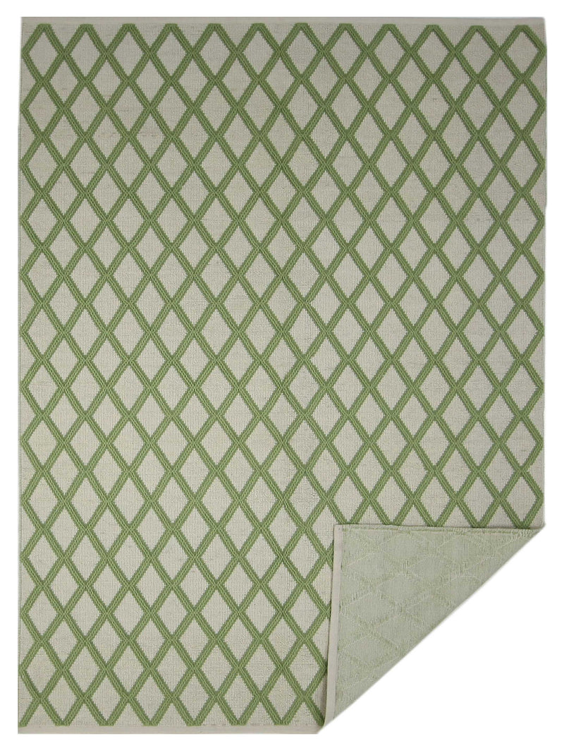 Pacific Meditarian 42609 Ivory Lime Modern Hand Knotted Rug