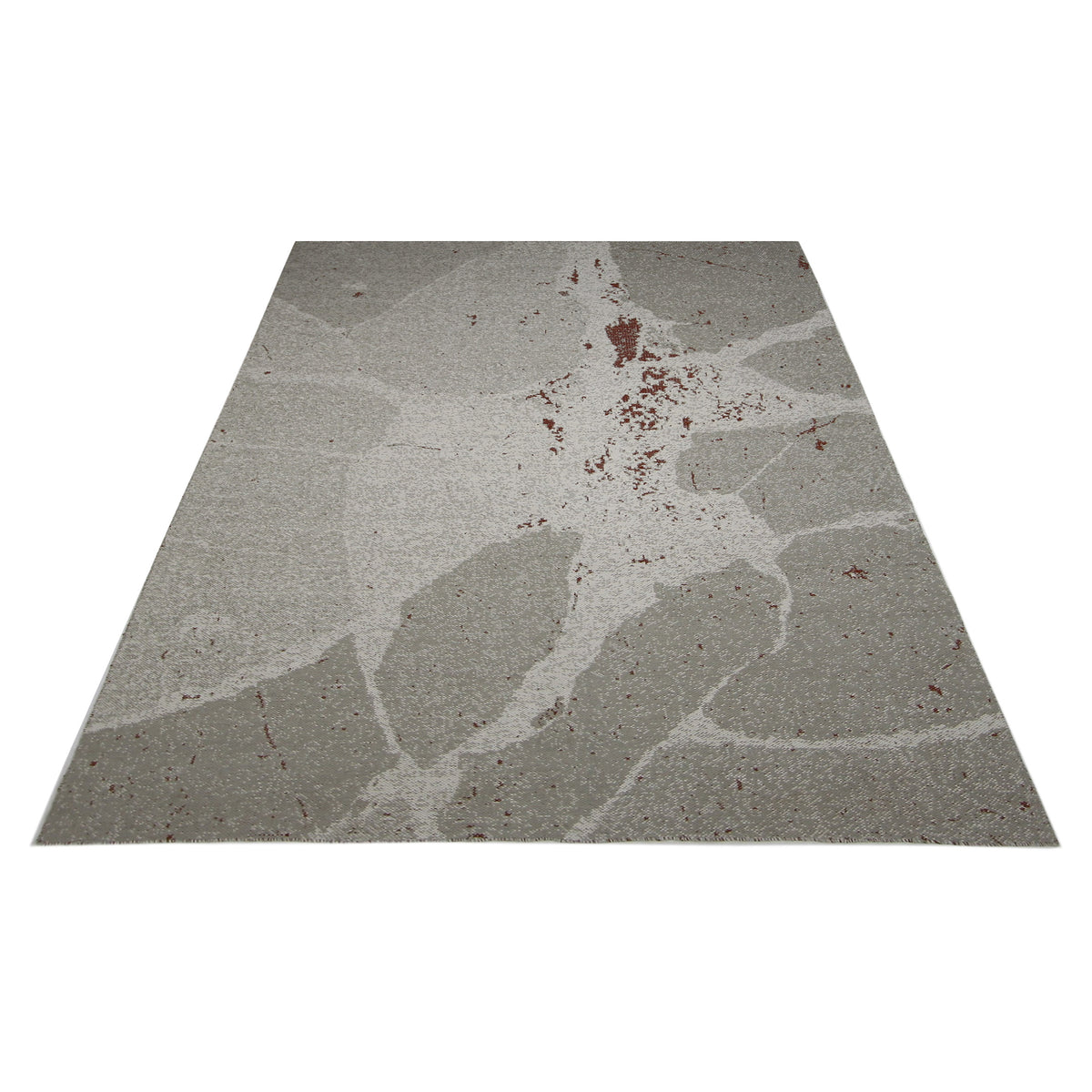 Pacific Meditarian RM-2 Grey Rust Modern Hand Knotted Rug