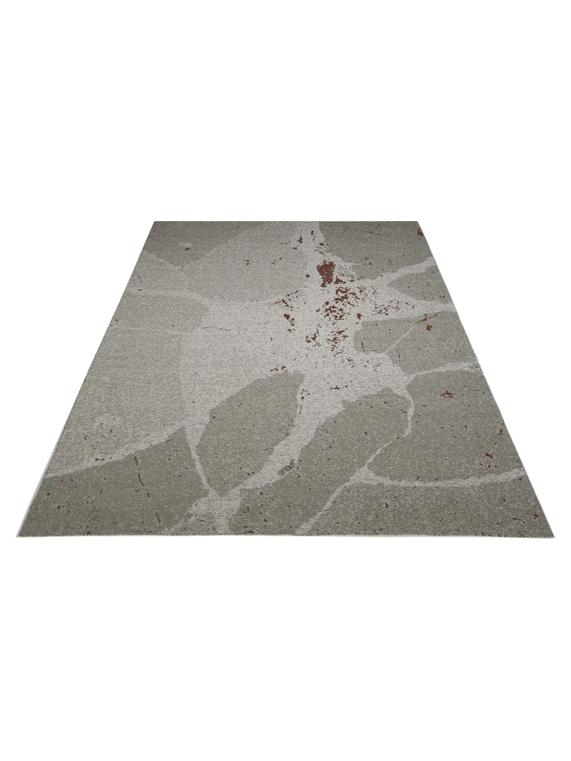Pacific Meditarian RM-2 Grey Rust Modern Hand Knotted Rug