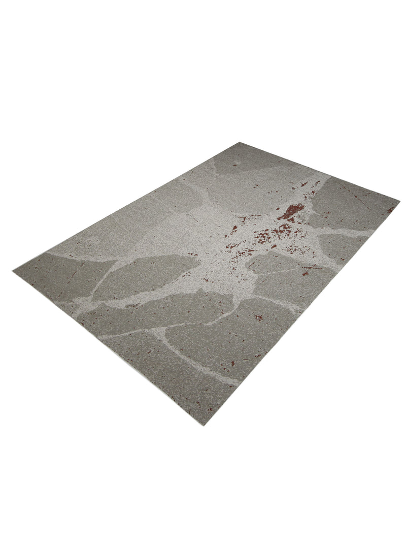 Pacific Meditarian RM-2 Grey Rust Modern Hand Knotted Rug