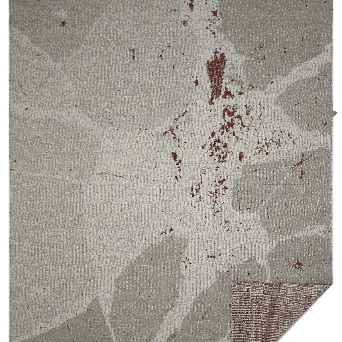 Pacific Meditarian RM-2 Grey Rust Modern Hand Knotted Rug