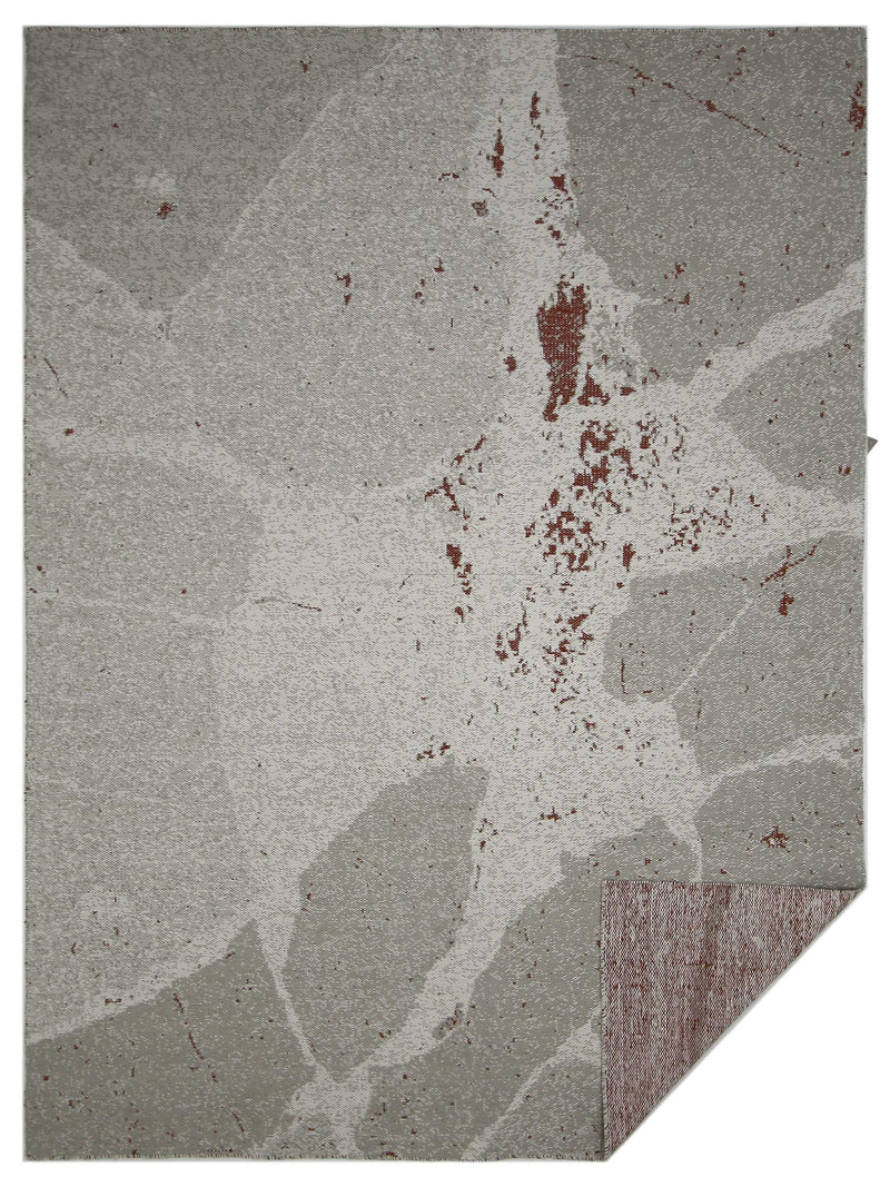 Pacific Meditarian RM-2 Grey Rust Modern Hand Knotted Rug