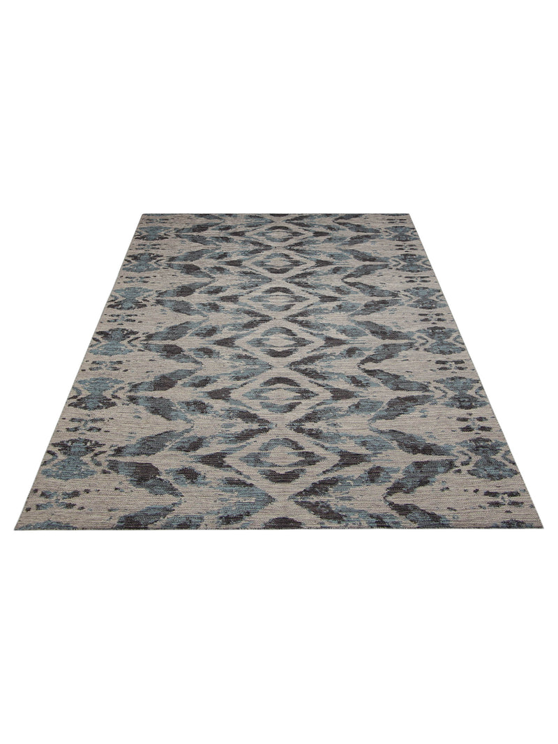 Pacific Meditarian RM-3 Grey Blue Modern Hand Knotted Rug