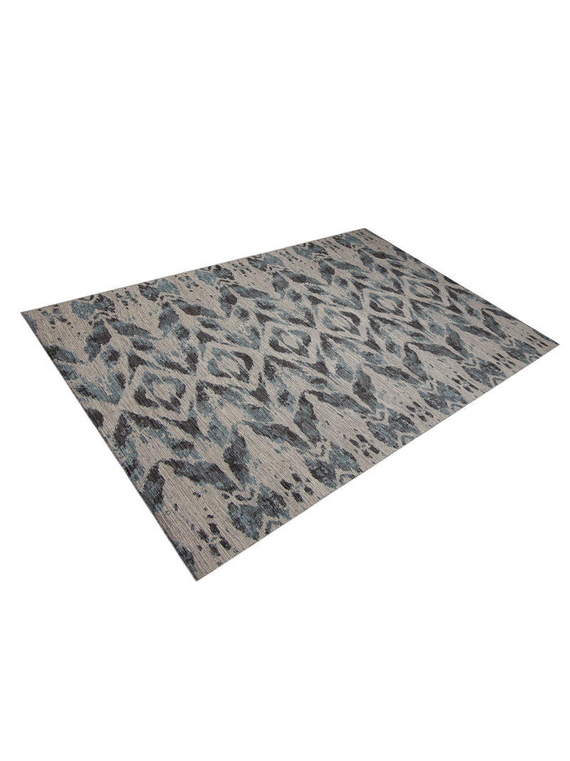 Pacific Meditarian RM-3 Grey Blue Modern Hand Knotted Rug