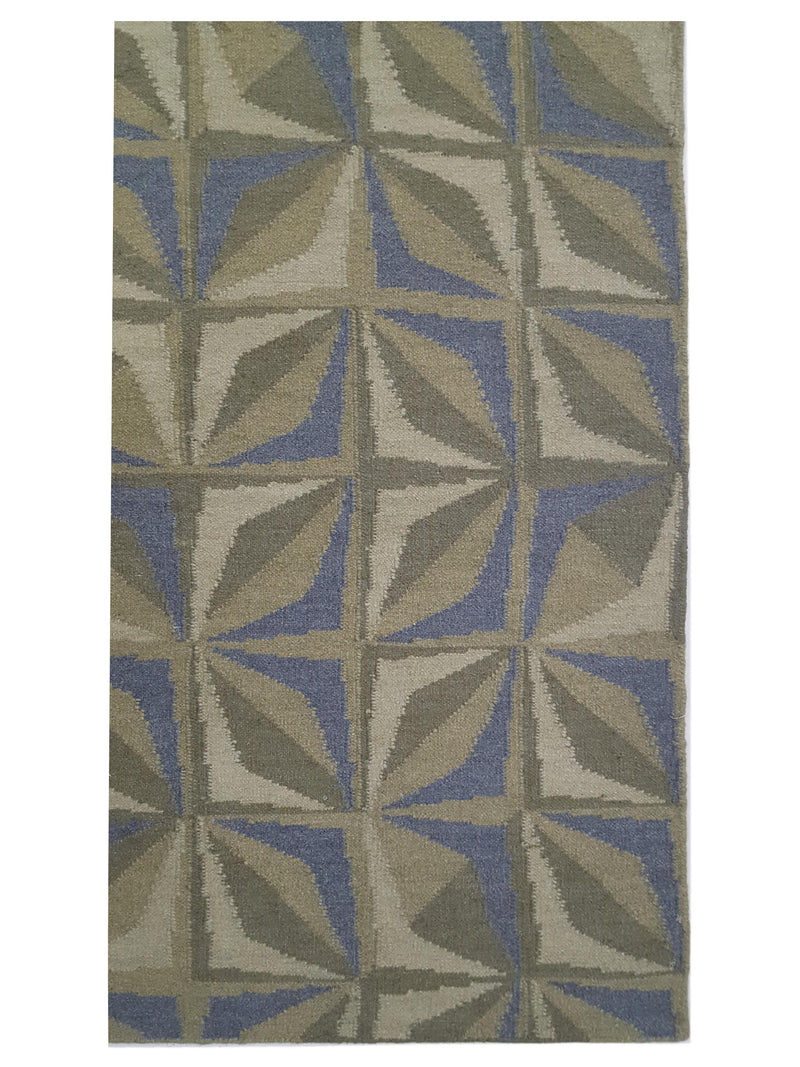 Pacific Meditarian RM-4 Lime Grey Modern Hand Knotted Rug