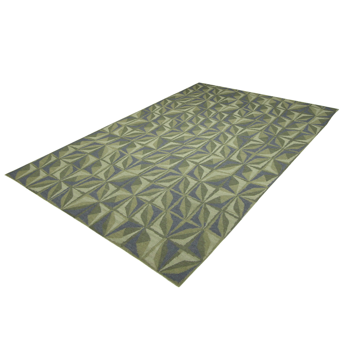 Pacific Meditarian RM-4 Lime Grey Modern Hand Knotted Rug