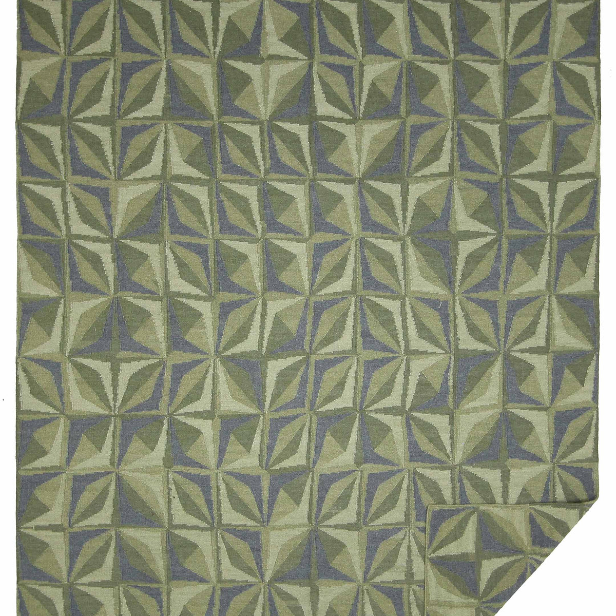 Pacific Meditarian RM-4 Lime Grey Modern Hand Knotted Rug