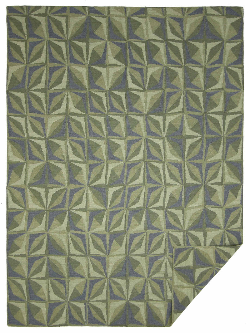 Pacific Meditarian RM-4 Lime Grey Modern Hand Knotted Rug