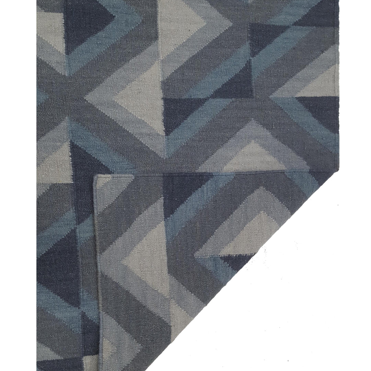 Pacific Meditarian RM-6 Blue Grey Modern Hand Knotted Rug