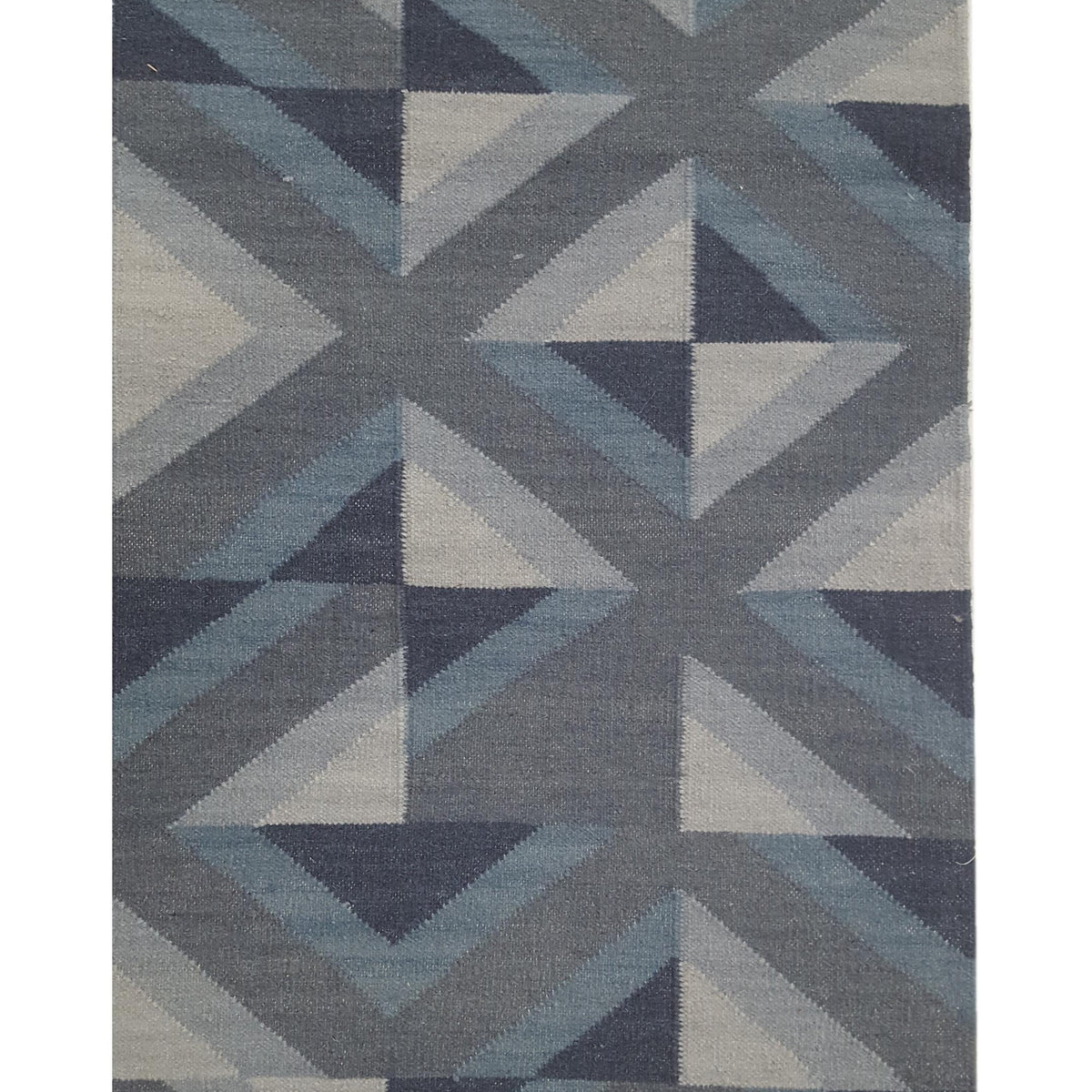 Pacific Meditarian RM-6 Blue Grey Modern Hand Knotted Rug