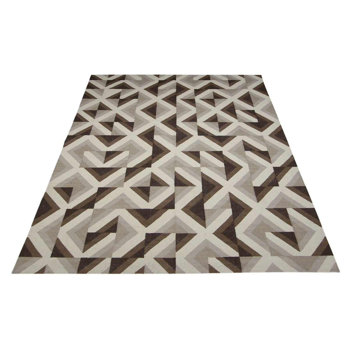Pacific Meditarian RM-10 Ivory Brown Modern Hand Knotted Rug