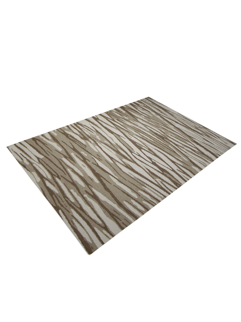 Pacific Meditarian RM-11 Ivory Brown Modern Hand Knotted Rug