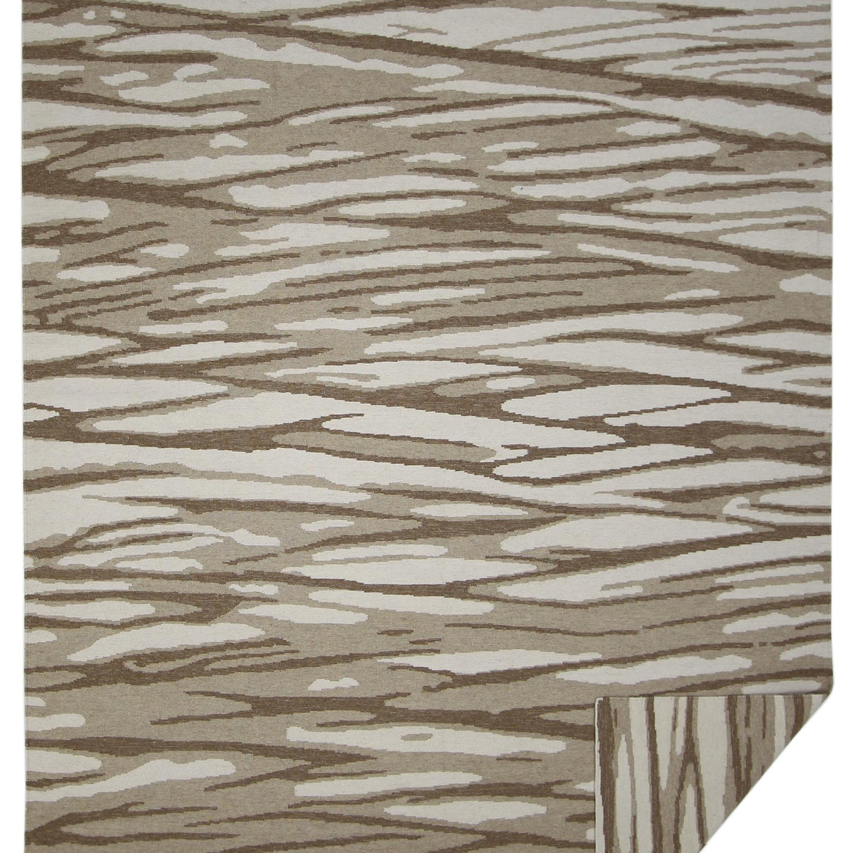 Pacific Meditarian RM-11 Ivory Brown Modern Hand Knotted Rug
