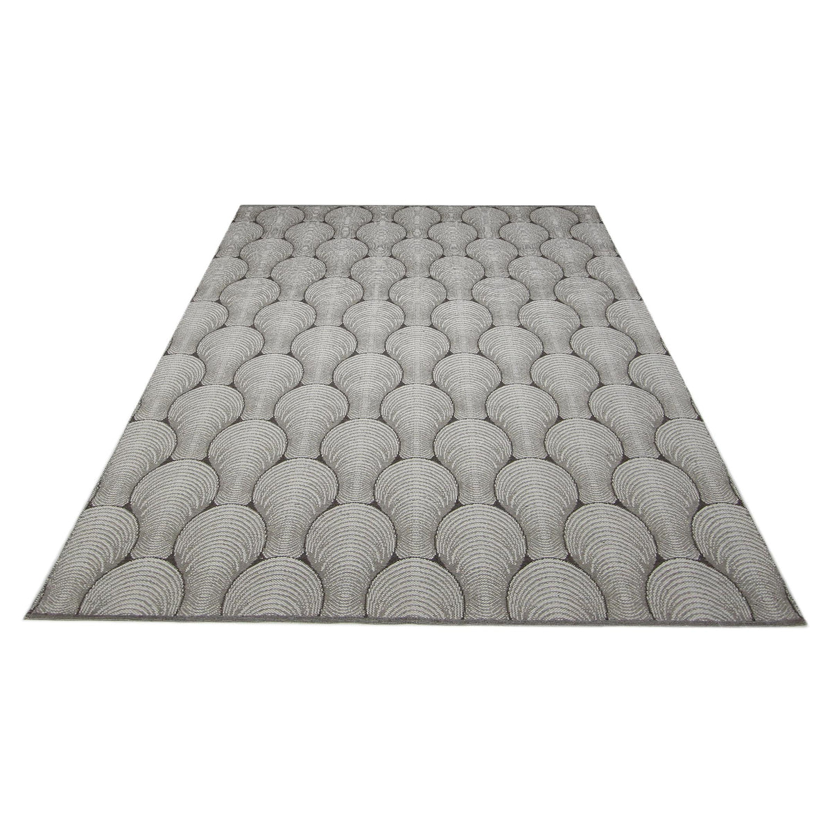 Pacific Meditarian RM-12 Grey White Modern Hand Knotted Rug