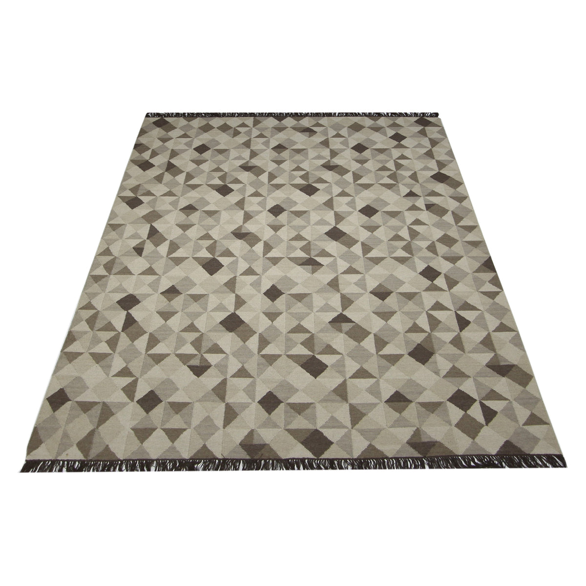 Pacific Meditarian RM-13 Ivory Brown Modern Hand Knotted Rug