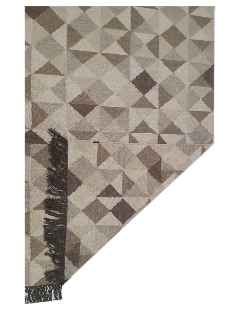Pacific Meditarian RM-13 Ivory Brown Modern Hand Knotted Rug