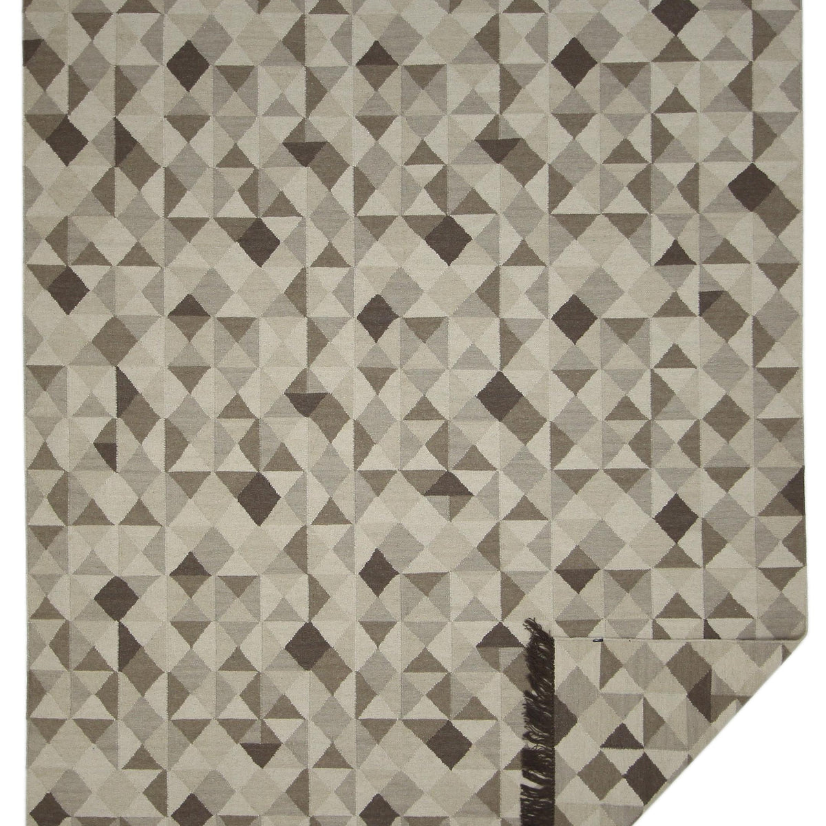 Pacific Meditarian RM-13 Ivory Brown Modern Hand Knotted Rug