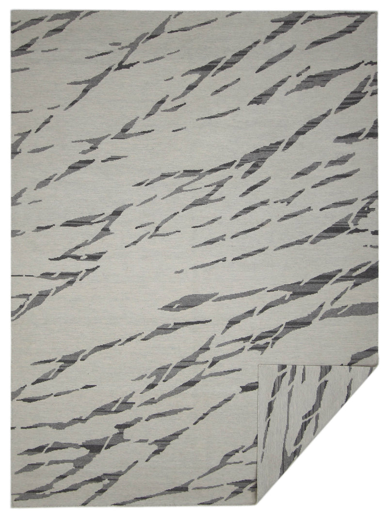 Pacific Meditarian RM-9 Ivory Grey Modern Hand Knotted Rug