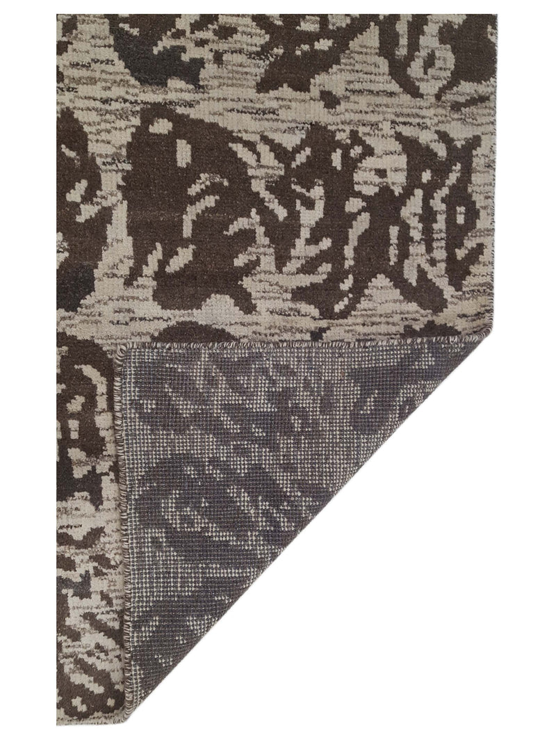 Pacific Moroccan I 42649 Beige Brown Modern Hand Knotted Rug