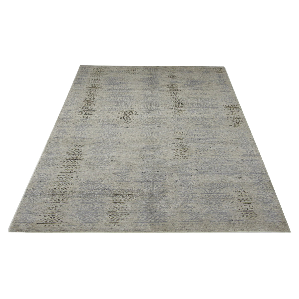 Pacific Moroccan I RM-25 Beige Grey Modern Hand Knotted Rug