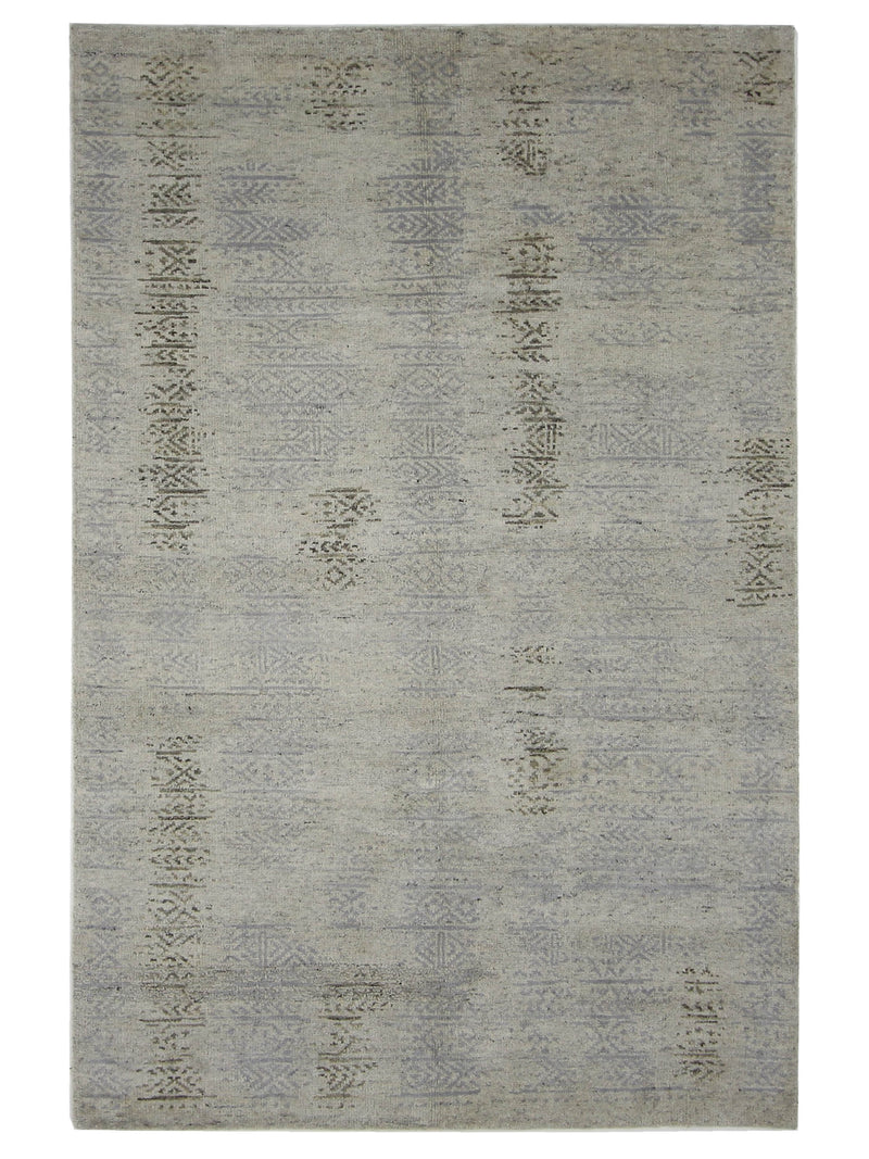 Pacific Moroccan I  Beige Grey Modern