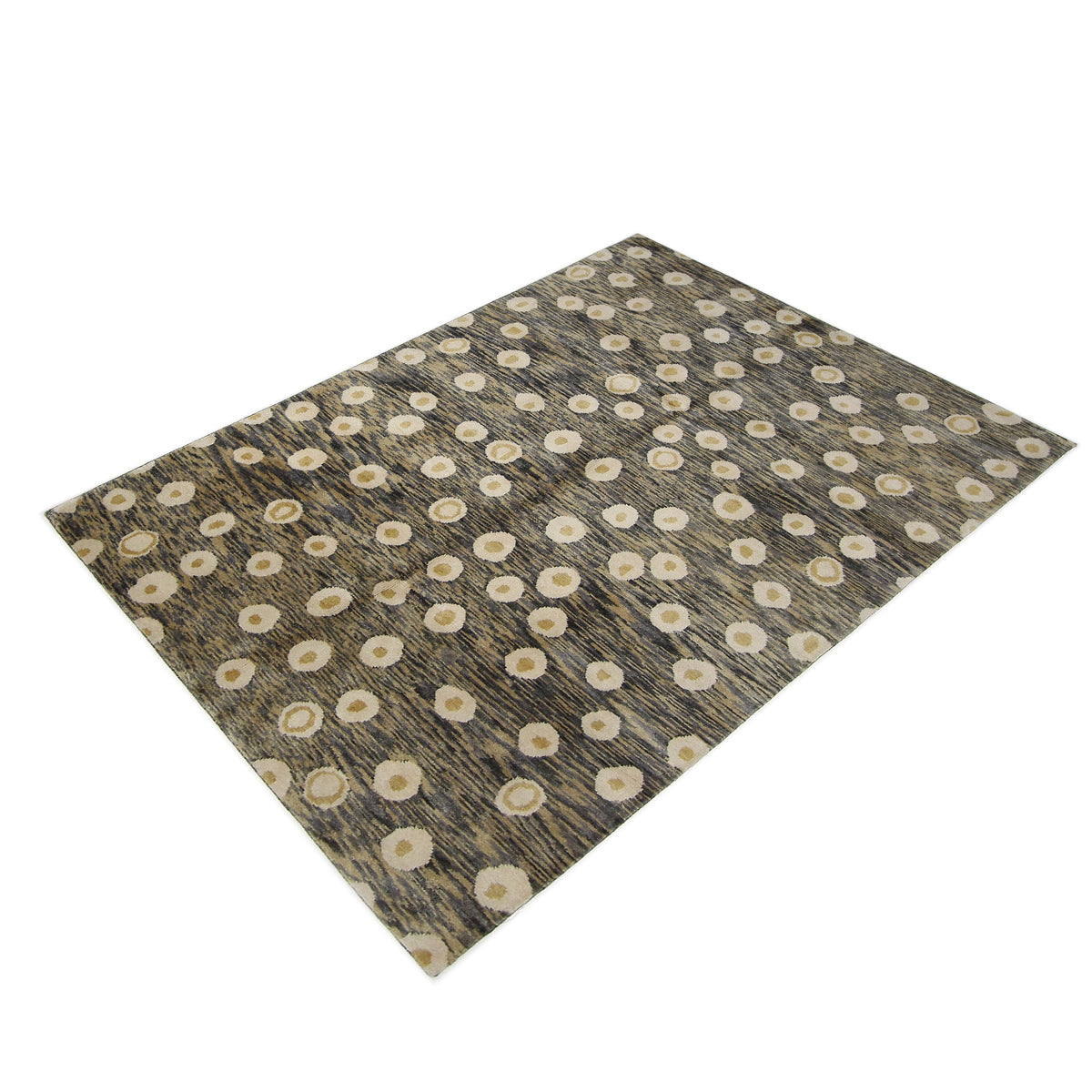 Pacific Moroccan I 42653 Gold Multi Modern Hand Knotted Rug