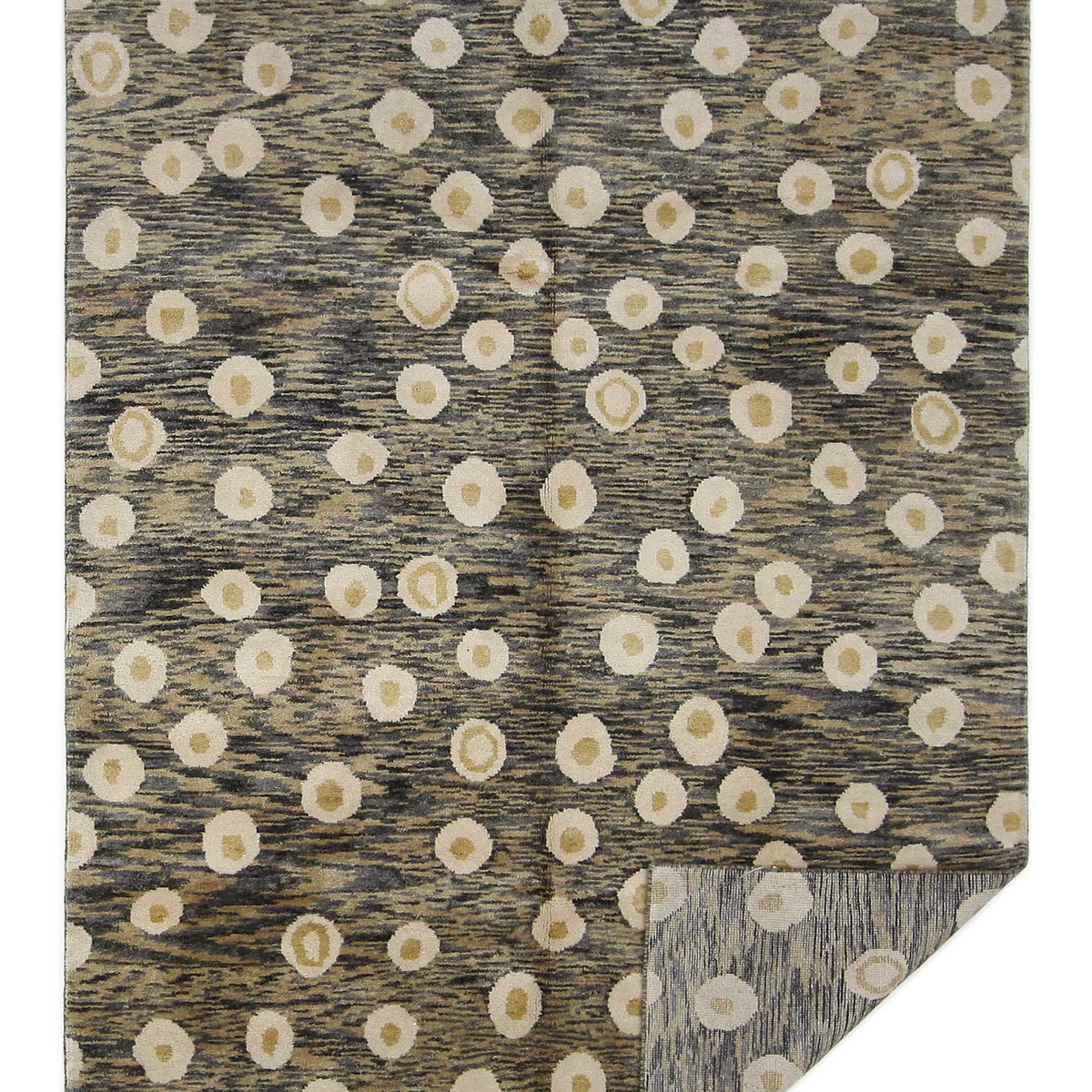 Pacific Moroccan I 42653 Gold Multi Modern Hand Knotted Rug