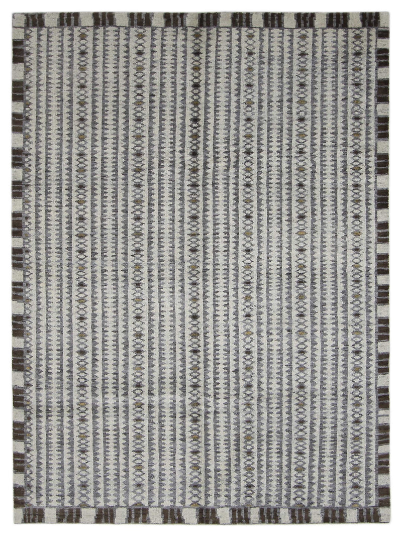 Pacific Moroccan I  Beige Grey Modern