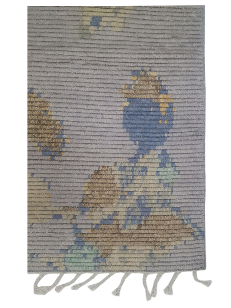 Pacific Moroccan I RM-29 Grey Yellow Modern Hand Knotted Rug