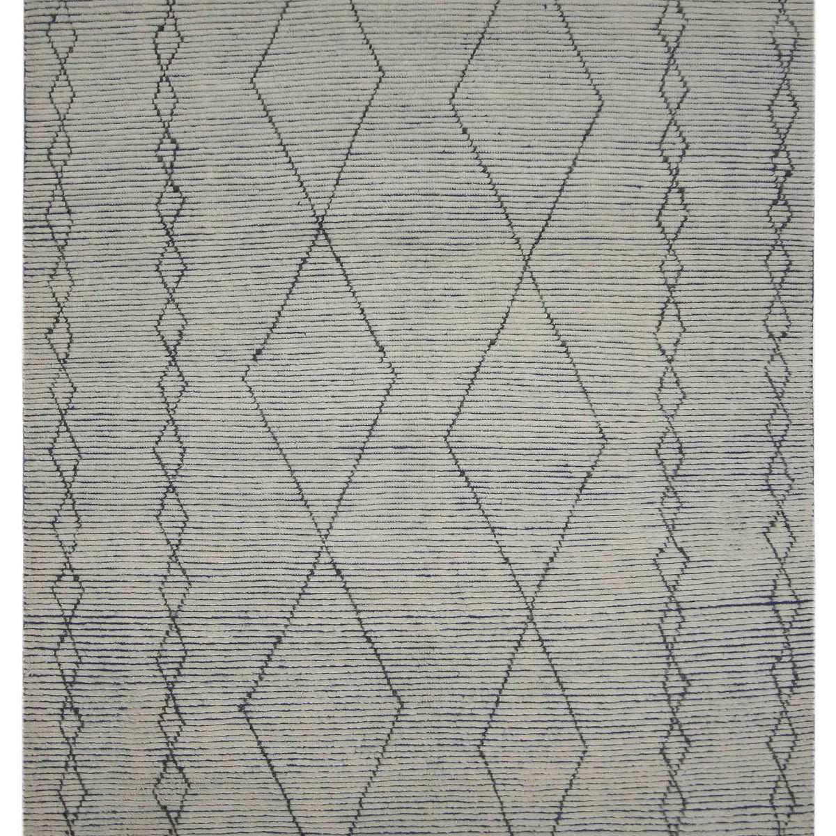 Pacific Moroccan I  Ivory Blue Modern