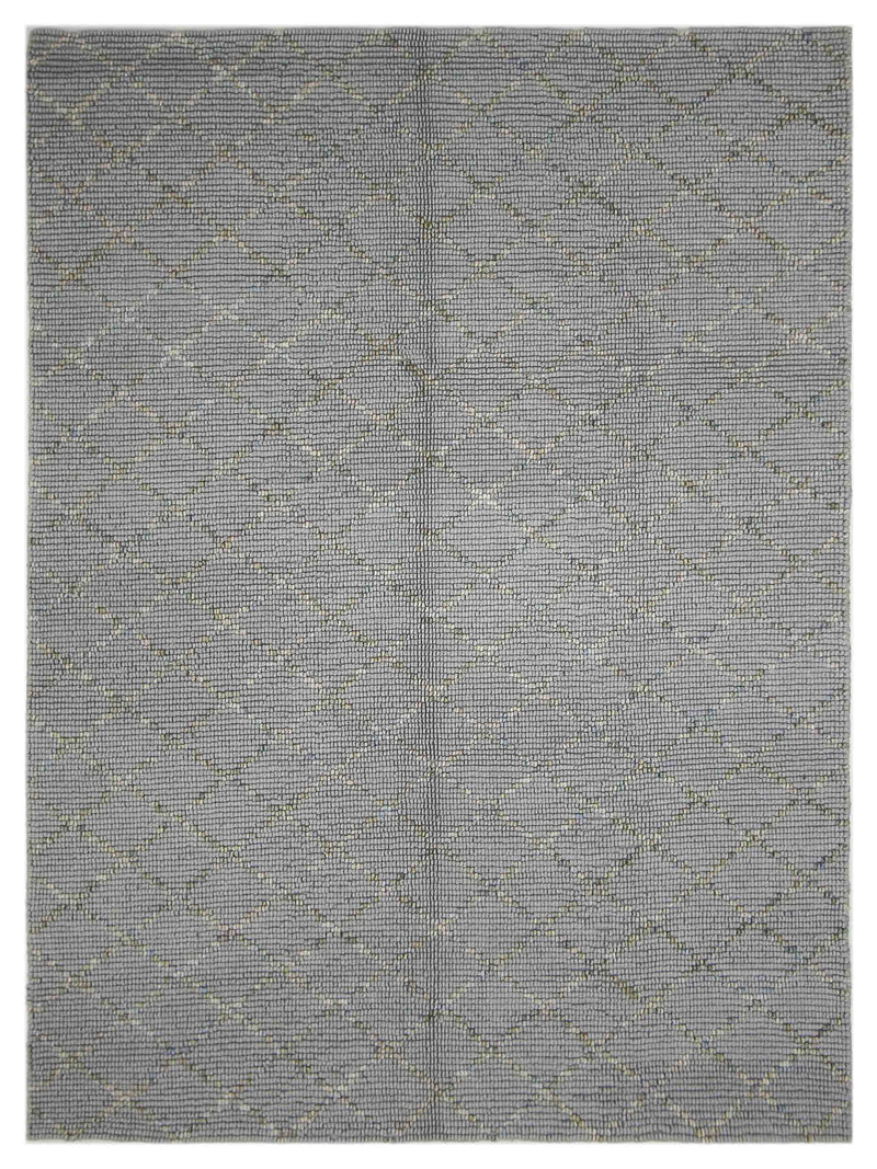 Pacific Moroccan I  Lt.Blue Silver Modern