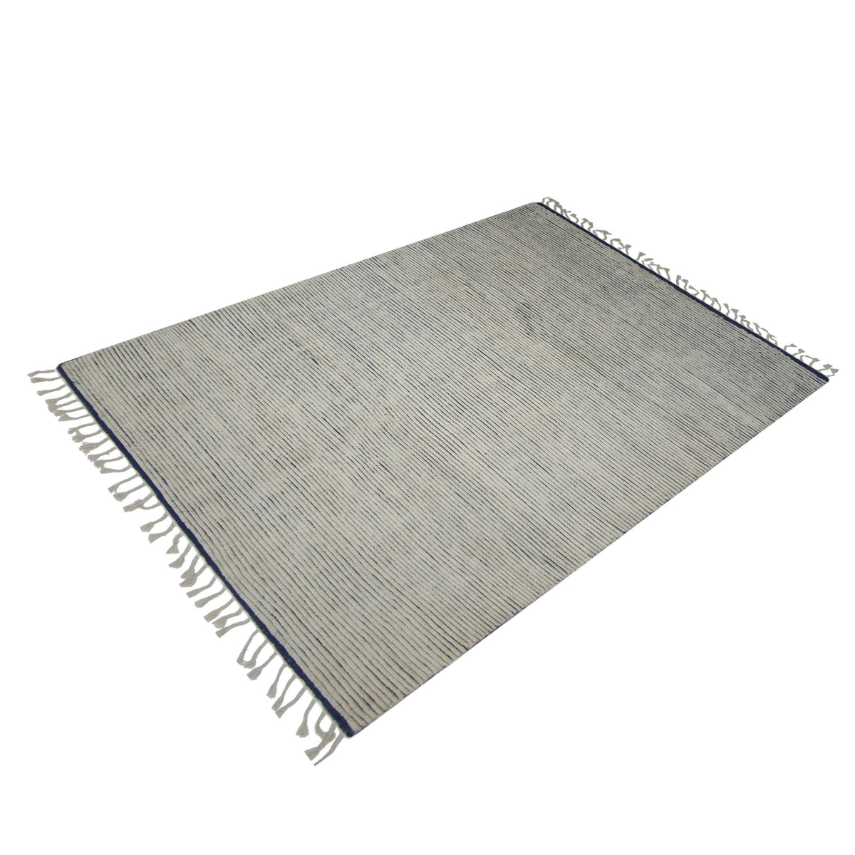 Pacific Moroccan I 42664 Ivory Blue Modern Hand Knotted Rug