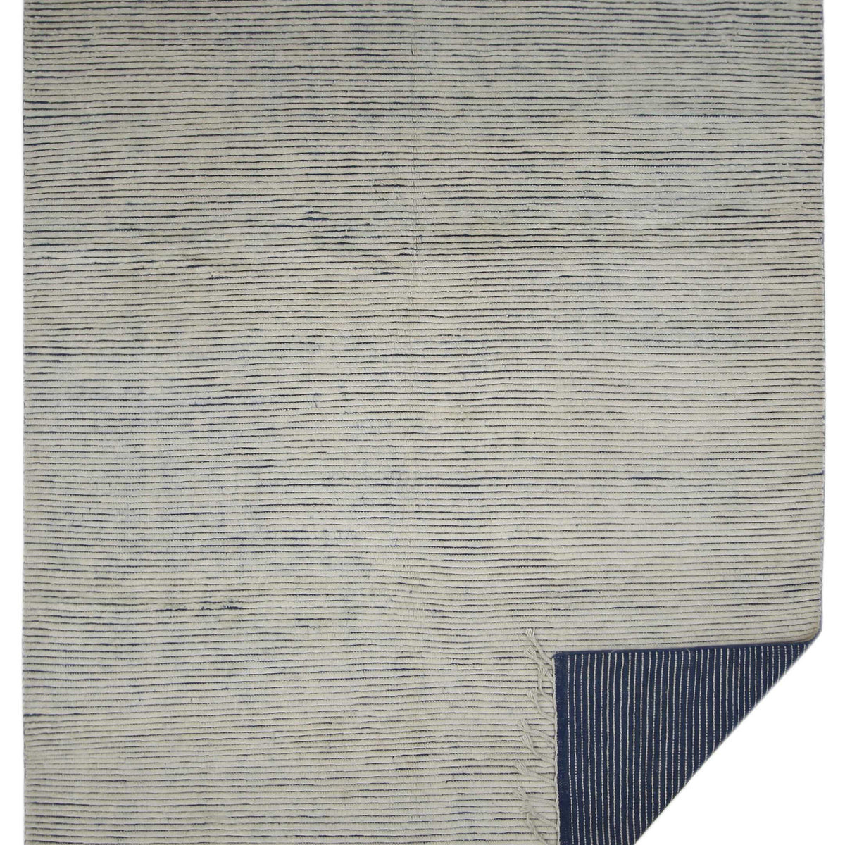 Pacific Moroccan I 42664 Ivory Blue Modern Hand Knotted Rug