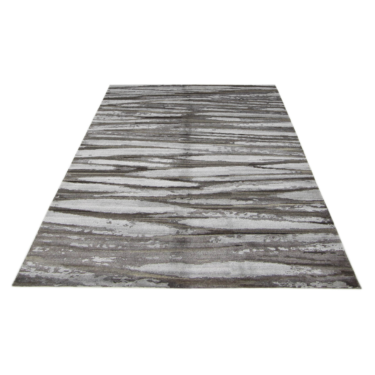 Pacific Nepoli RM-40 Ivory Grey Modern Hand Knotted Rug