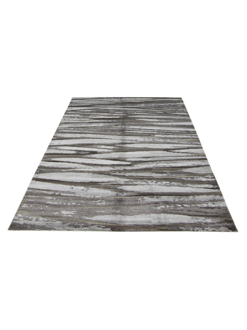 Pacific Nepoli RM-40 Ivory Grey Modern Hand Knotted Rug